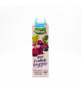 valfrutta 100% frullato veggie frutti di bosco barbabietola carota nera