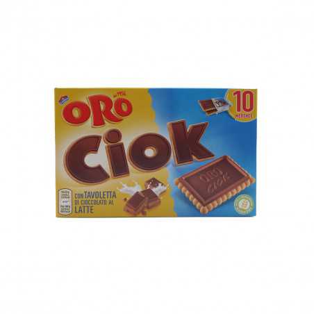 oro ciok saiwa con tavoletta di cioccolato al latte
