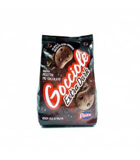 biscotti gocciole al cioccolato extra dark pavesi