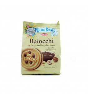 biscotti baiocchi nocciola e cacao mulino bianco