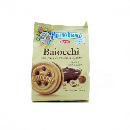 biscotti baiocchi nocciola e cacao mulino bianco