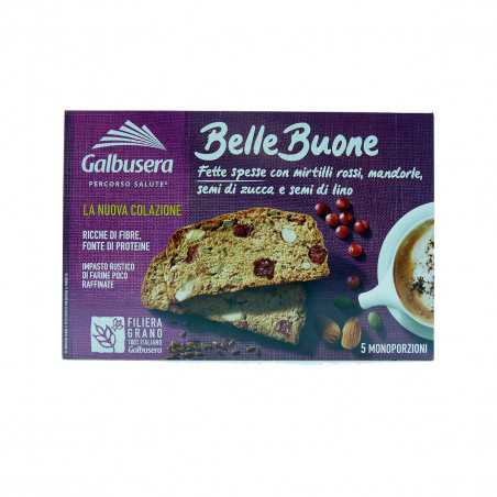 bellebuone mirtilli rossi, mandorle, semi di zucca e semi di lino galbusera