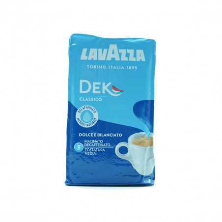 caffè macinato decaffeinato lavazza dek classico