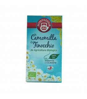 infuso camomilla e finocchio da agricoltura biologica digestiva e calmante pompadour