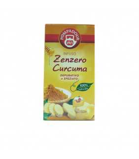 infuso zenzero e curcuma depurativo e speziato pompadour
