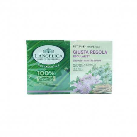 tisana giusta regola liquirizia malva rabarbaro l'angelica