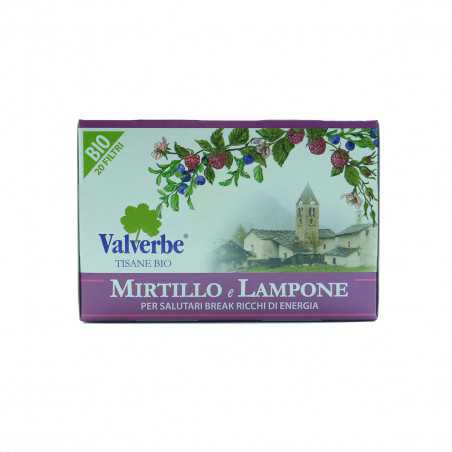 tisana bio mirtillo e lampone valverbe