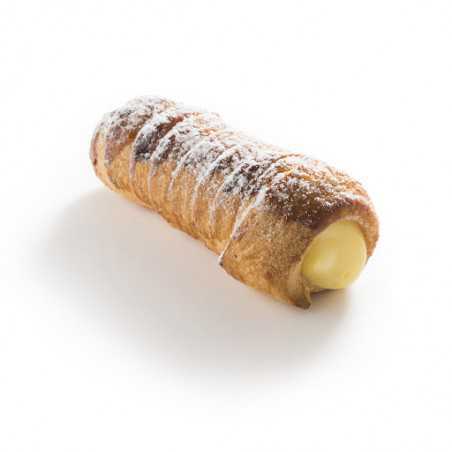 cannolo sfoglia con crema pasticcera