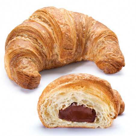 croissant con crema al cioccolato