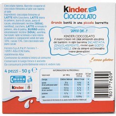 kinder cioccolato