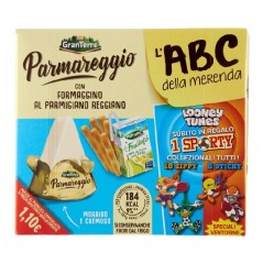 parmareggio L'ABC della merenda con formaggino al parmigiano reggiano