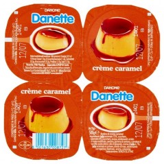 dessert creme caramel danette