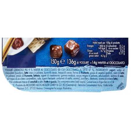 muller yogurt mix wafer al cioccolato