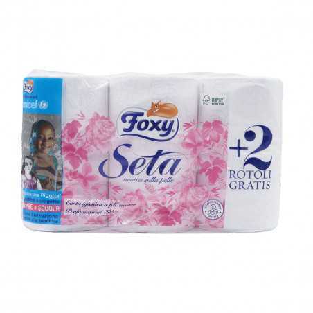 Foxy seta carta igienica 6 rotoli