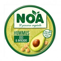 hummus ceci e avocado noa