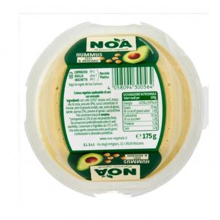 hummus ceci e avocado noa