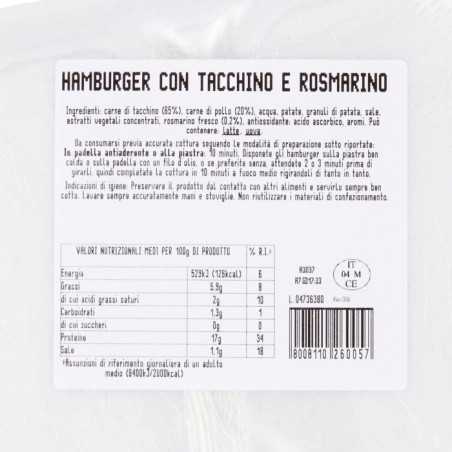 hamburger con tacchino al rosmarino aia