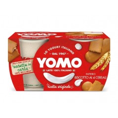yomo yogurt intero con biscotto ai 4 cereali