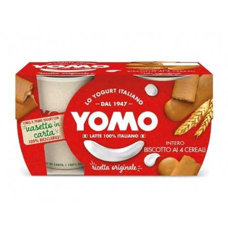 yomo yogurt intero con biscotto ai 4 cereali