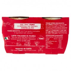 yomo yogurt intero con biscotto ai 4 cereali