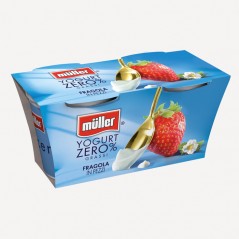 yogurt 0% grassi alla fragola muller