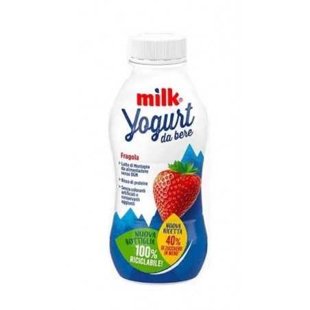 yogurt da bere alla fragola milk