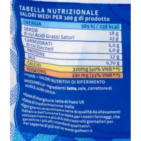 tris di mozzarella santa lucia galbani