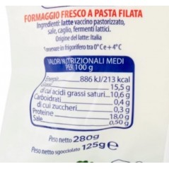 mozzarella fior di latte tapporosso