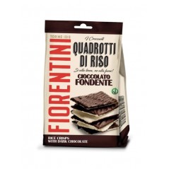 quadrotti di riso al cioccolato fondente fiorentini