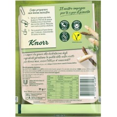 crema di asparagi preparato in busta knorr