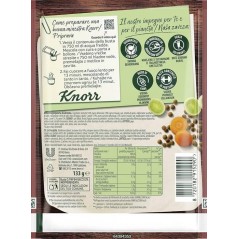 knorr pasta e lenticchie preparato in busta