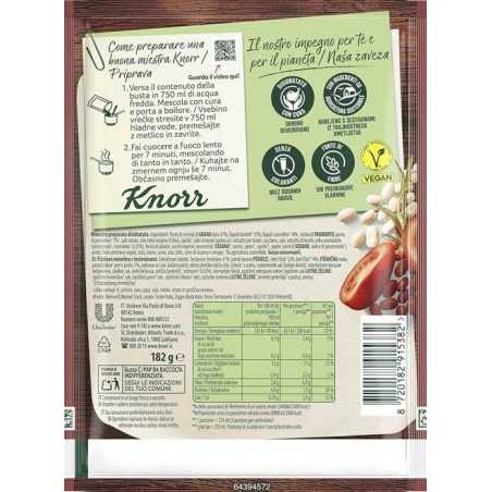 knorr pasta e fagioli preparato in busta