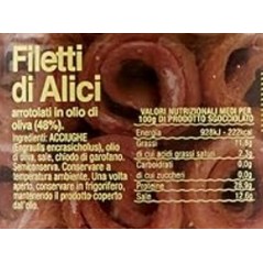 Delicius filetti di alici in olio di oliva