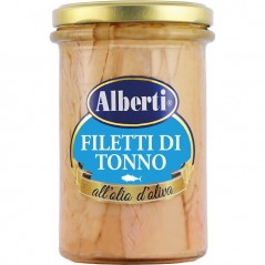 filetti di tonno all'olio di oliva alberti