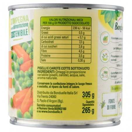 bonduelle piselli e carotine