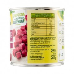 barbabietole a cubetti bonduelle al vapore