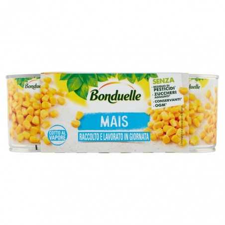 tris mais bonduelle cotto al vapore