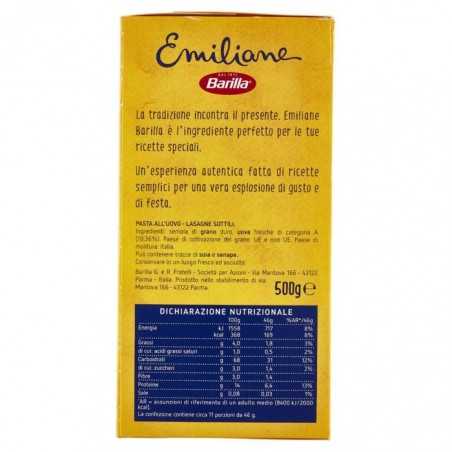 le emiliane barilla lasagne all'uovo sfoglia sottile
