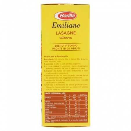 le emiliane barilla lasagne all'uovo sfoglia spessa