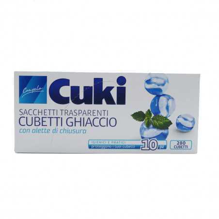 CUKI SACCHETTI TRASPARENTI CUBETTI GHIACCIO