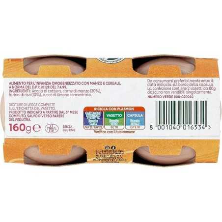 Omogeneizzato Plasmon manzo 100% naturale