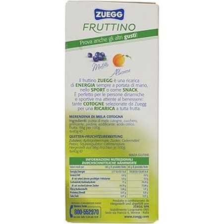4 confezioni fruttino cotogna zuegg