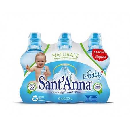 acqua sant'anna naturale la baby x6