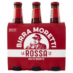 birra rossa moretti 3 x 33 cl